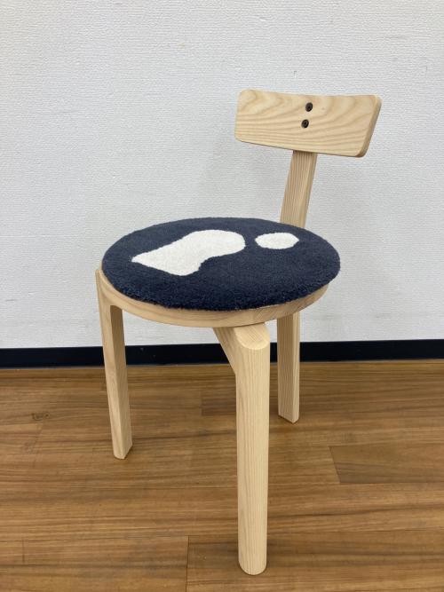 ACTUS (アクタス) ダイニングチェアー Per Chair+Wool chair pad Ojigi
