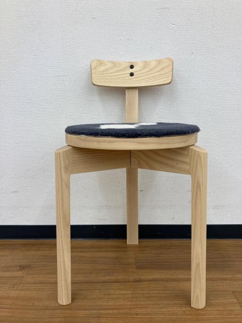 ACTUS (アクタス) ダイニングチェアー Per Chair+Wool chair pad Ojigi