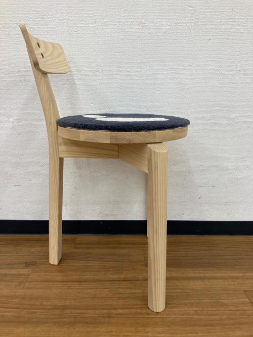 ACTUS (アクタス) ダイニングチェアー Per Chair+Wool chair pad Ojigi