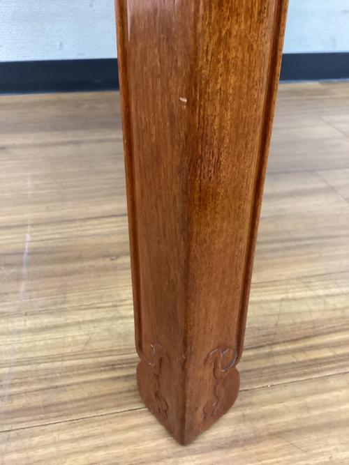 ダイニングチェアー　明式アームチェア（唐木家具）クッション付き