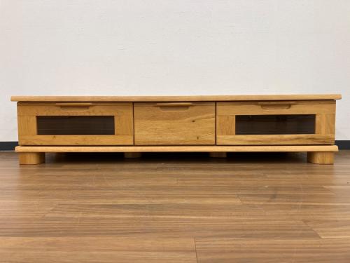 起立木工 (キリツモッコウ) テレビボード D-oak 149L 幅:約150㎝