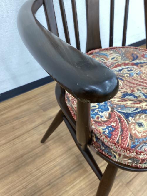 ercol (アーコール) アームチェアー クッション付き スワンバック