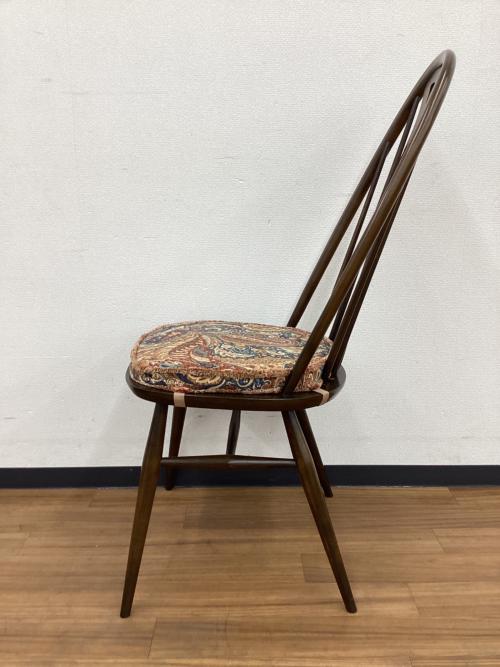 ercol (アーコール) ダイニングチェアー クッション付き  スワンバック