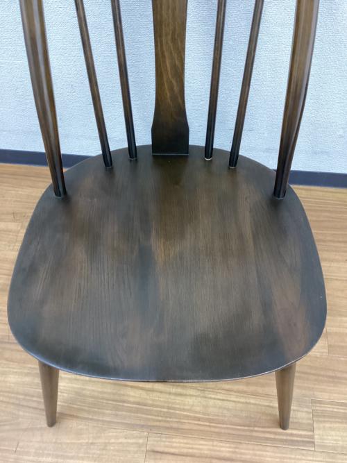 ercol (アーコール) ダイニングチェアー クッション付き  スワンバック