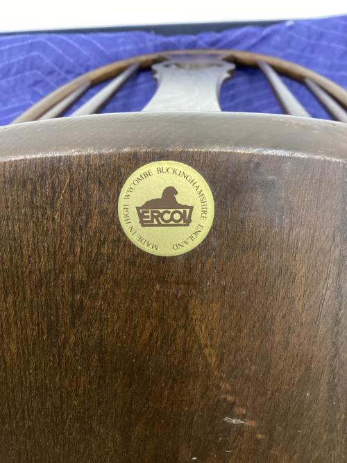 ercol (アーコール) ダイニングチェアー クッション付き  スワンバック