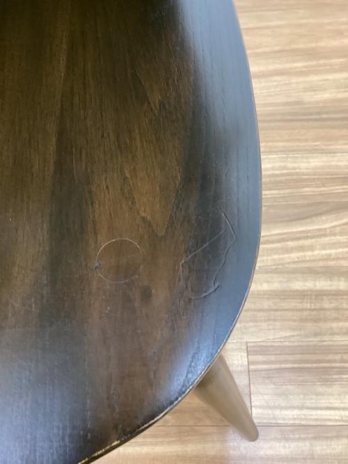 ercol (アーコール) ダイニングチェアー クッション付き  スワンバック
