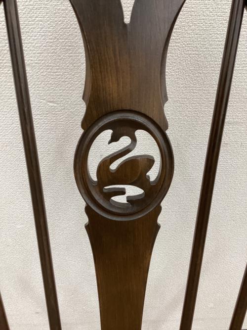 ercol (アーコール) アームチェアー クッション付き スワンバック