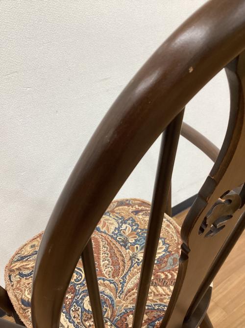 ercol (アーコール) アームチェアー クッション付き スワンバック