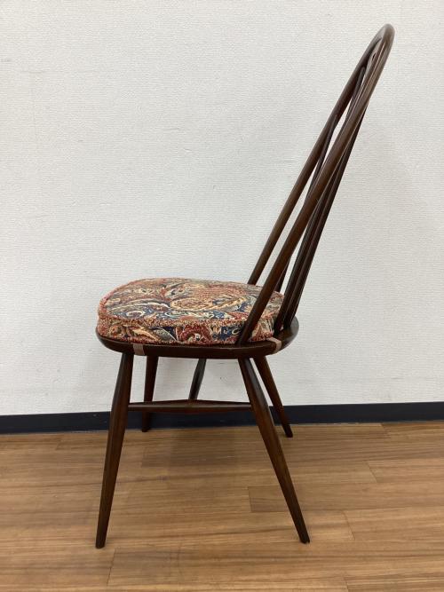 ercol (アーコール) ダイニングチェアー クッション付き スワンバック