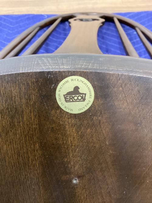 ercol (アーコール) ダイニングチェアー クッション付き スワンバック