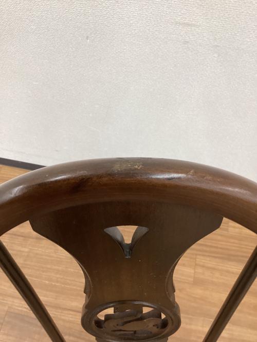 ercol (アーコール) ダイニングチェアー クッション付き スワンバック