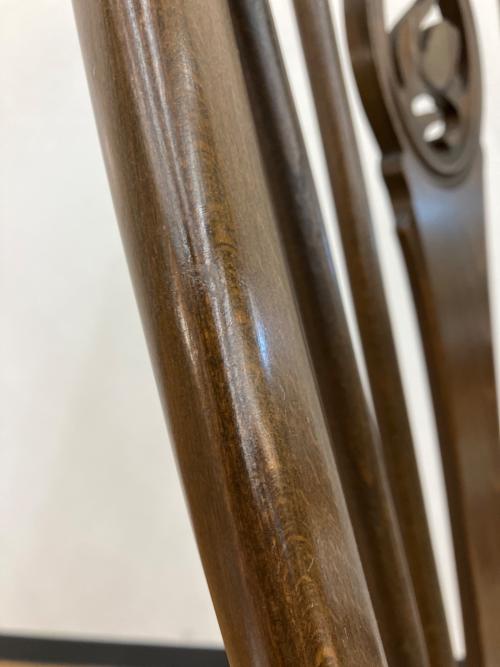 ercol (アーコール) ダイニングチェアー スワンバック クッション付き