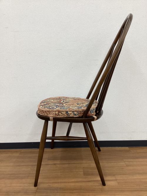 ercol (アーコール) ダイニングチェアー クッション付き  スワンバック