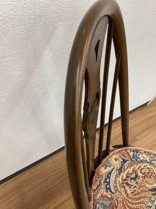 ercol (アーコール) ダイニングチェアー クッション付き  スワンバック