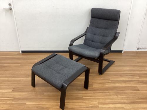 IKEA (イケア) アームチェアー オットマンセット  POANG