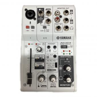 YAMAHA (ヤマハ) ウェブキャスティングミキサー AG03