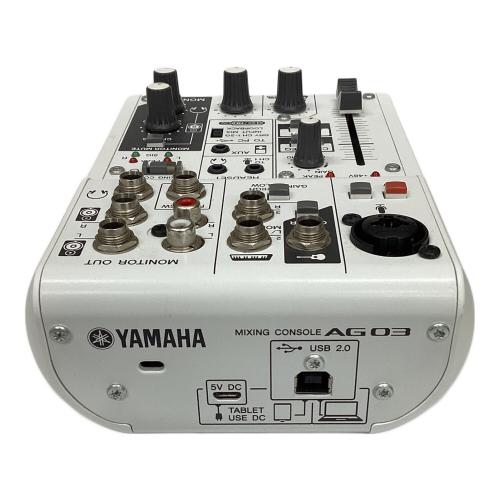 YAMAHA (ヤマハ) ウェブキャスティングミキサー AG03
