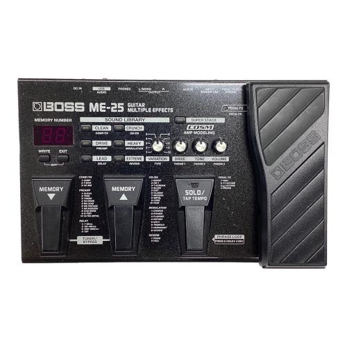 BOSS (ボス) マルチエフェクター 本体のみ N2D5023 GUITAR MULTI EFFECTS ME-25 台湾製 動作確認済み
