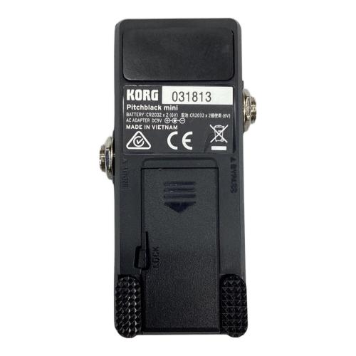KORG (コルグ) チューナー Pitchblack mini