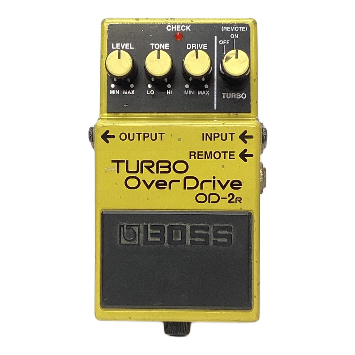 【美品】BOSS TURBO Over Drive OD-2R エフェクター BOSS (ボス) オーバードライブ TURBO OverDrive OD-2R 台湾製