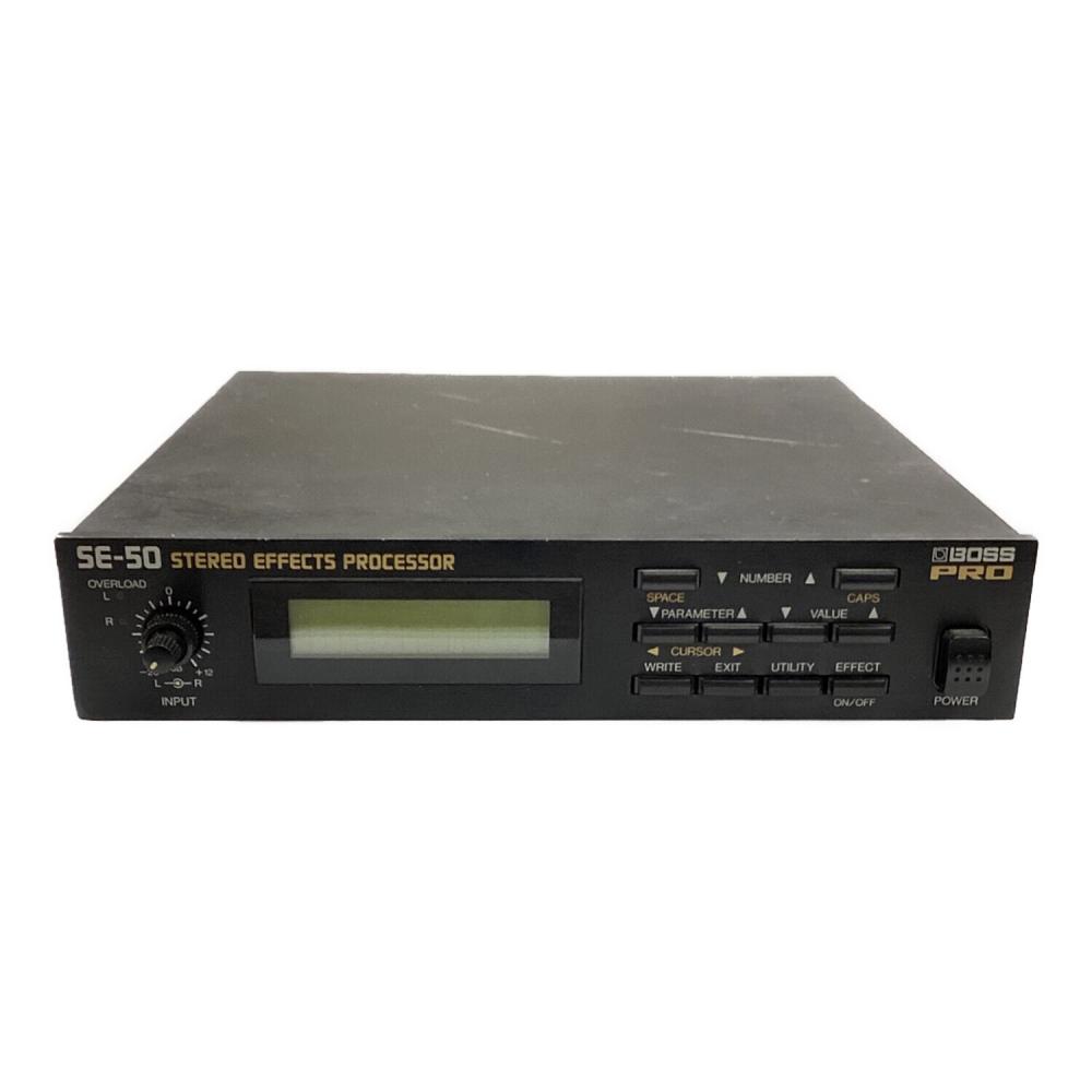 BOSS SE-50 - EFFECTS STEREO (ボス) PROCESSOR ハーフラック 「boss+