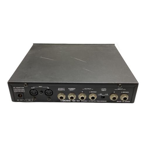 BOSS (ボス) STEREO EFFECTS PROCESSOR SE-50 ハーフラック