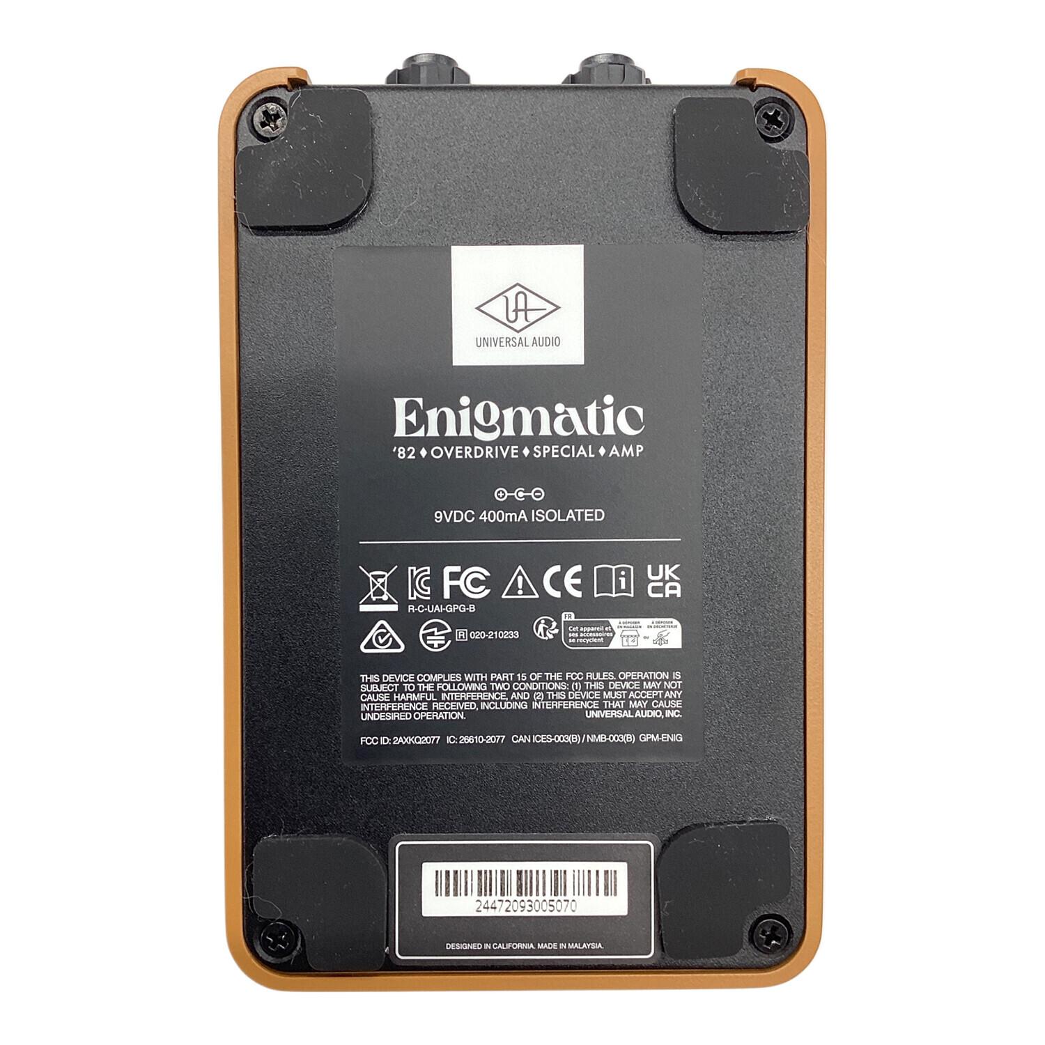 UAFX Enigmatic 美品中古 UNIVERSAL AUDIO UAFX Enigmatic '82 Overdrive Special Amp【中古品