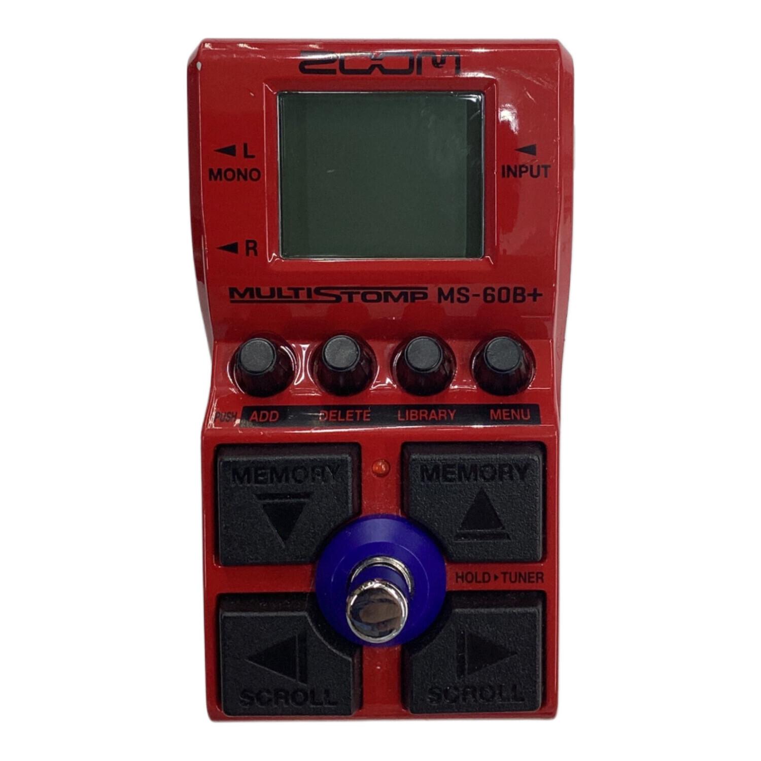 ZOOM (ズーム) ベース用マルチエフェクター MS-60B+ 動作確認済み