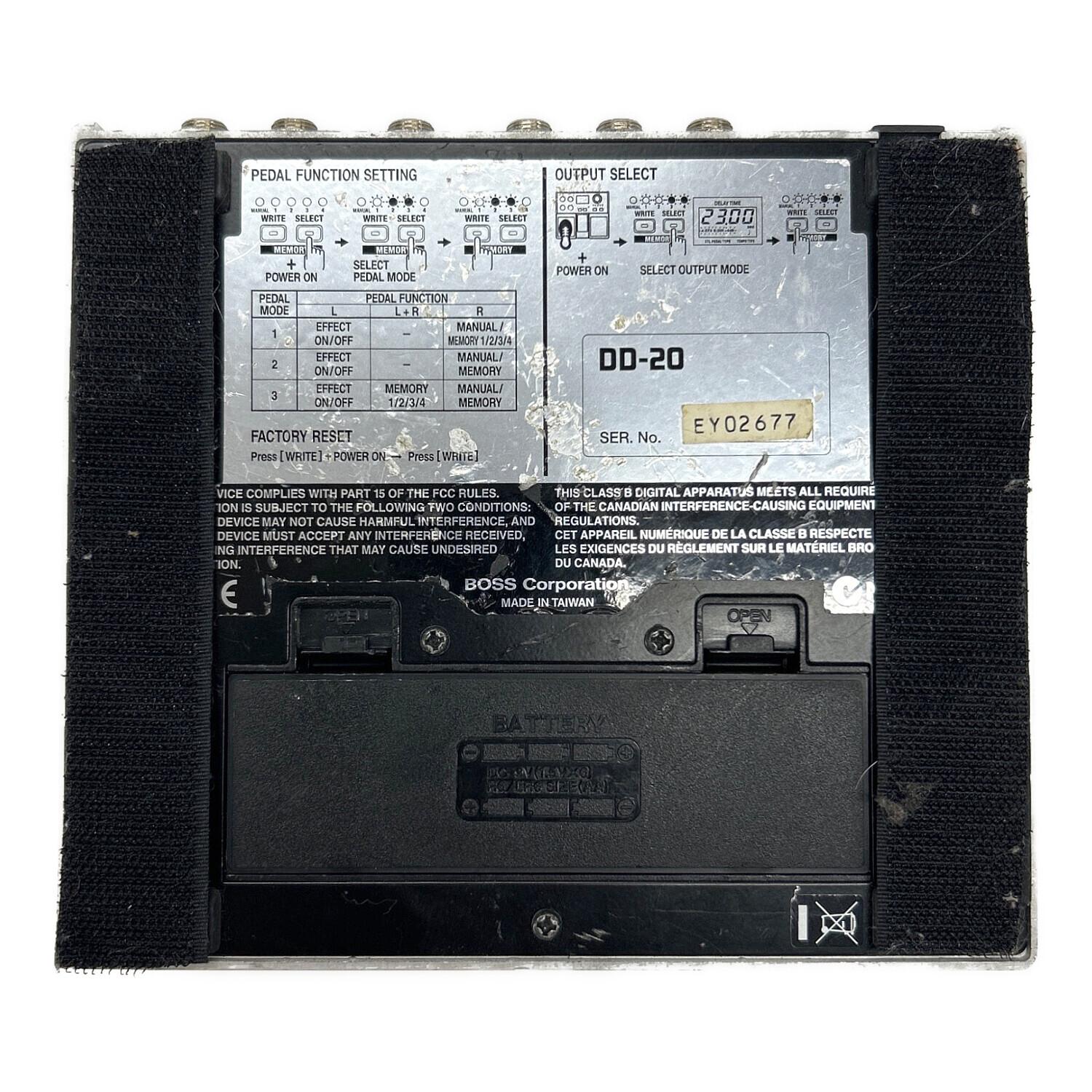 BOSS (ボス) デジタルディレイ GIGA DELAY DD-20 台湾製 動作