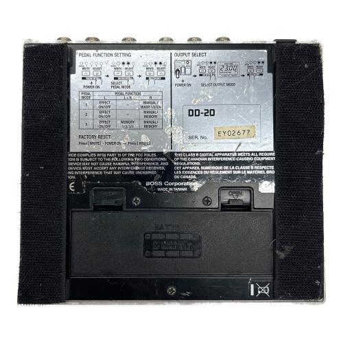 BOSS (ボス) デジタルディレイ GIGA DELAY DD-20 台湾製 動作確認済み