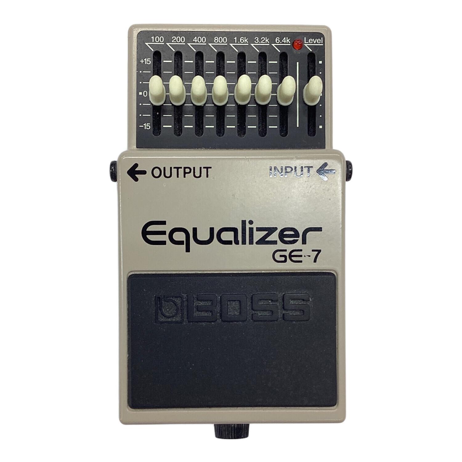BOSS GE-7 イコライザー 2008年 台湾製 BOSS GE-7 イコライザー 2008年 台湾製 BOSS GE-7 イコライザー