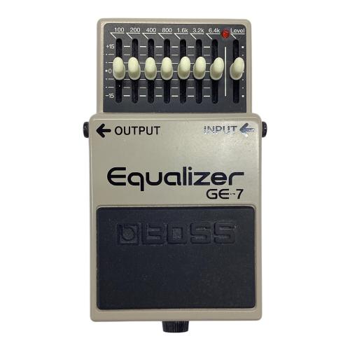 BOSS (ボス) イコライザー Equalizer GE-7 台湾製 本体のみ E6B1371 動作確認済み