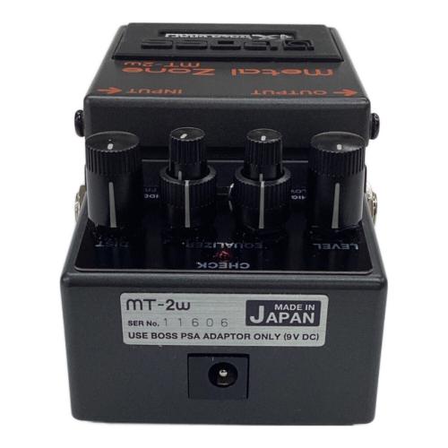 BOSS (ボス) ディストーション Metal Zone MT-2w 日本製 箱・取説付 A3L1605 動作確認済み
