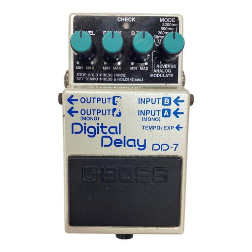 BOSS (ボス) デジタルディレイ DigitalDelay DD-7 台湾製 動作確認済み