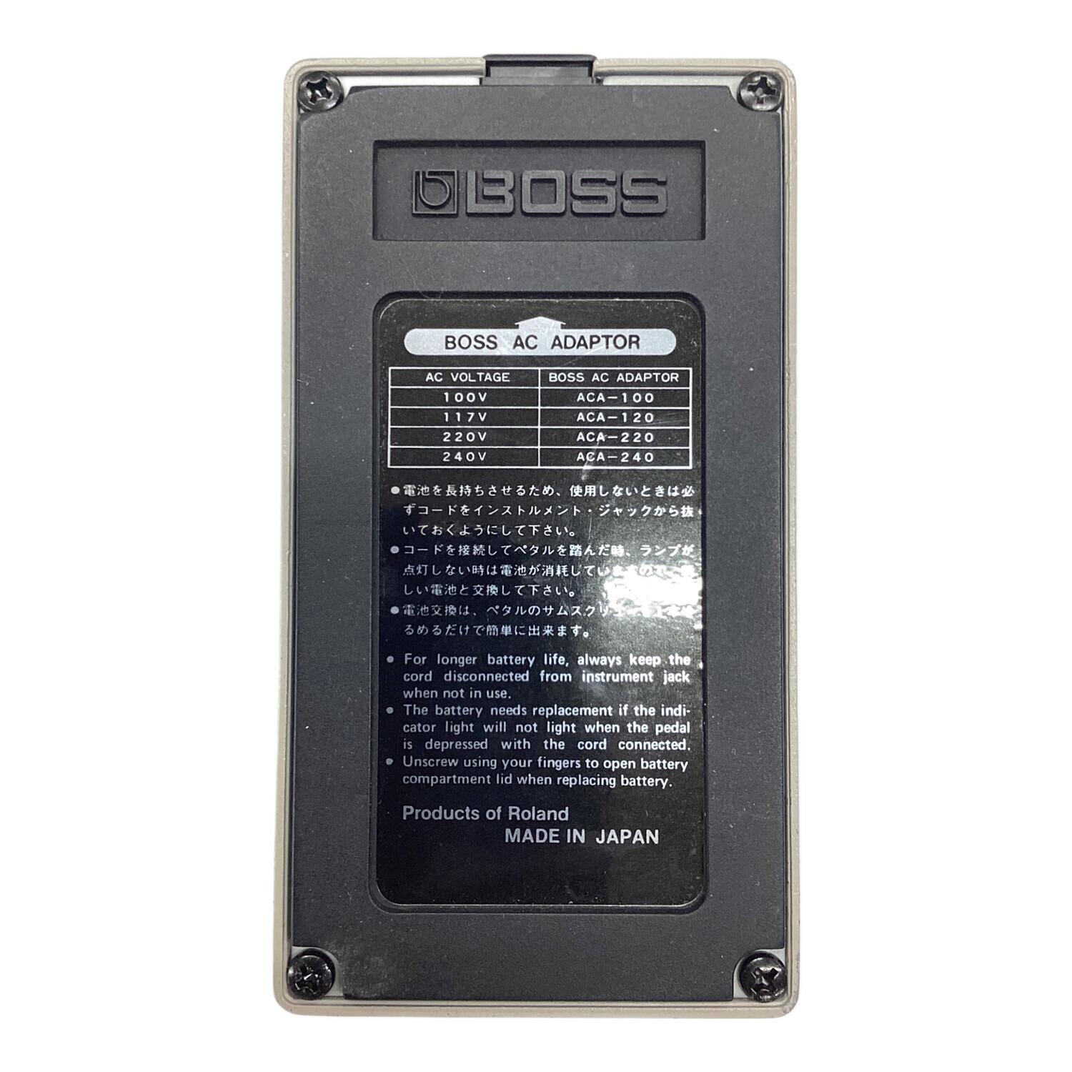 [ビンテージ] BOSS Equalizer GE-7 1982年日本製 ACA ビンテージ] BOSS Equalizer GE-7 1982年日本製 ACA