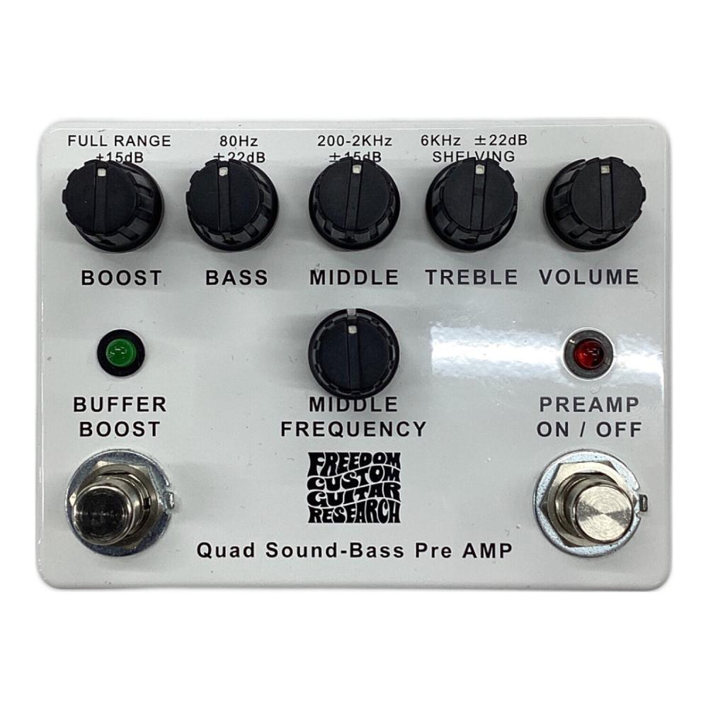 ベース Freedom Quad Sound-Bass Pre AMP ベースプリアンプ】-Freedom Custom Guitar Research-新たな