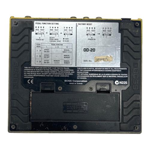BOSS (ボス) OVERDRIVE/DISTORTION DRIVE ZONE OD-20 台湾製