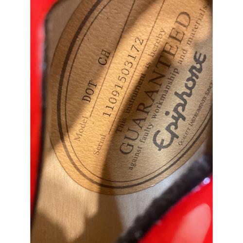 EPIPHONE (エピフォン) エレキギター DOT CHERRY
