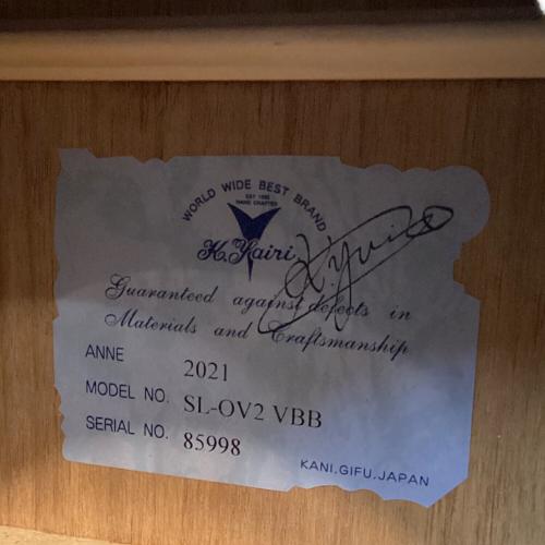 K.Yairi (ヤイリギター) アコースティックギター SL-OV2 VBB 2021年製