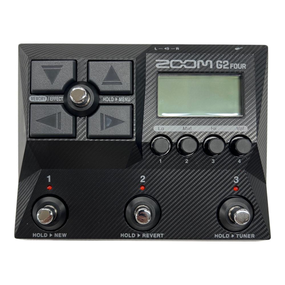 ZOOM G2 FOUR マルチエフェクター・AC・取説 ZOOM (ズーム) マルチエフェクター G2 FOUR 箱・取説・電源アダプター
