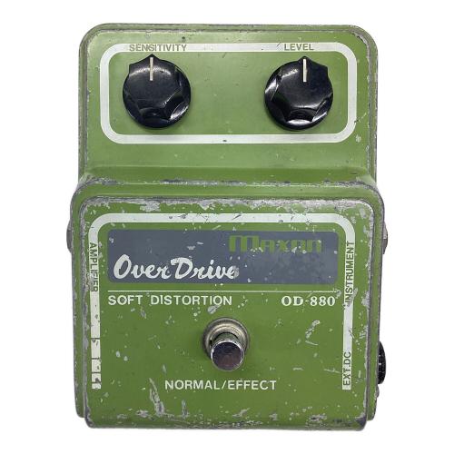 MAXON (マクソン) オーバードライブ MP-D0601 OD-880 日本製 動作確認済み