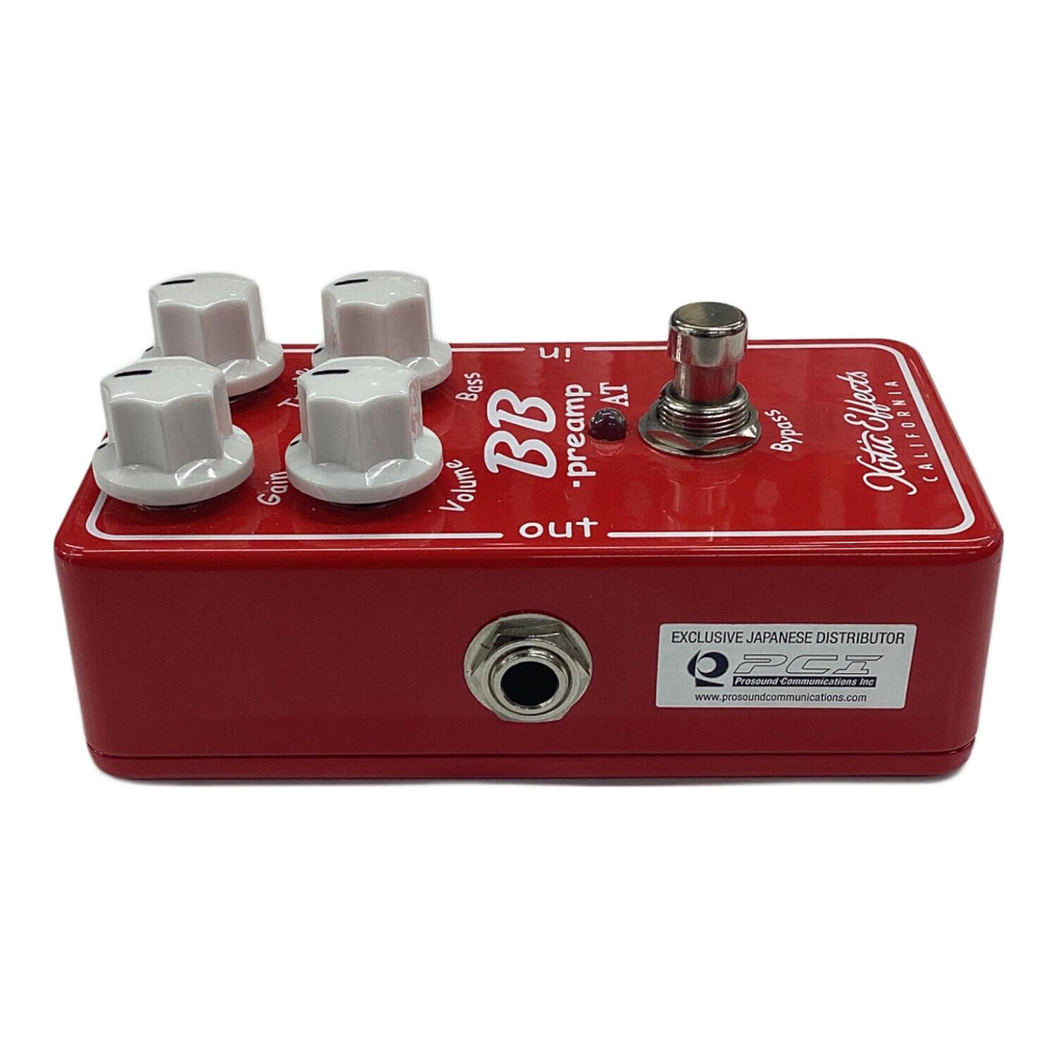 Xotic (エキゾティック) オーバードライブ BB Preamp ANDY TIMMONS