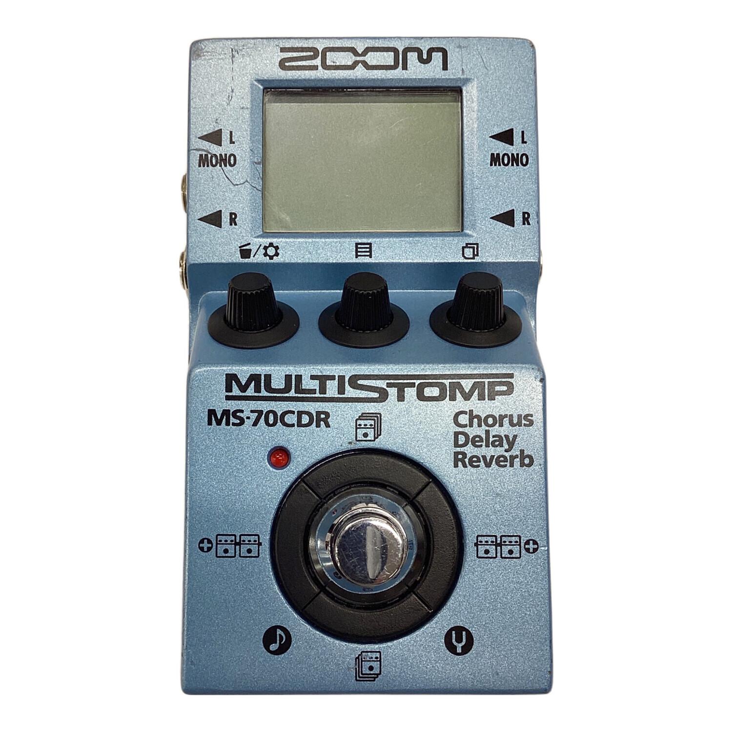 ZOOM (ズーム) 空間系マルチエフェクター MS-70CDR MULTISTOMP CHORUS