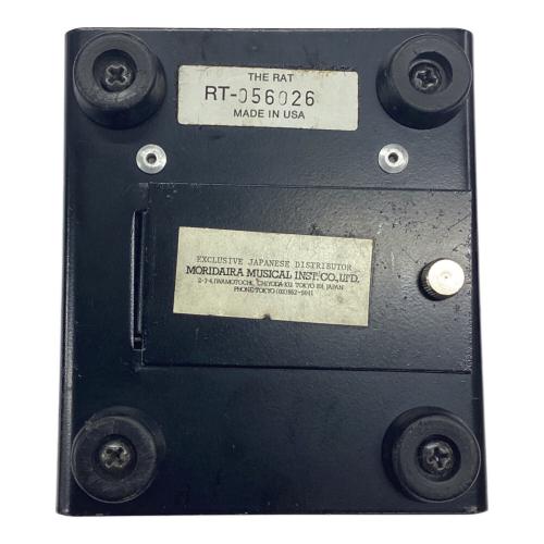 ProCo (プロコ) ディストーション The Rat "BlackFace"　LM308N ポットデイト：1986年