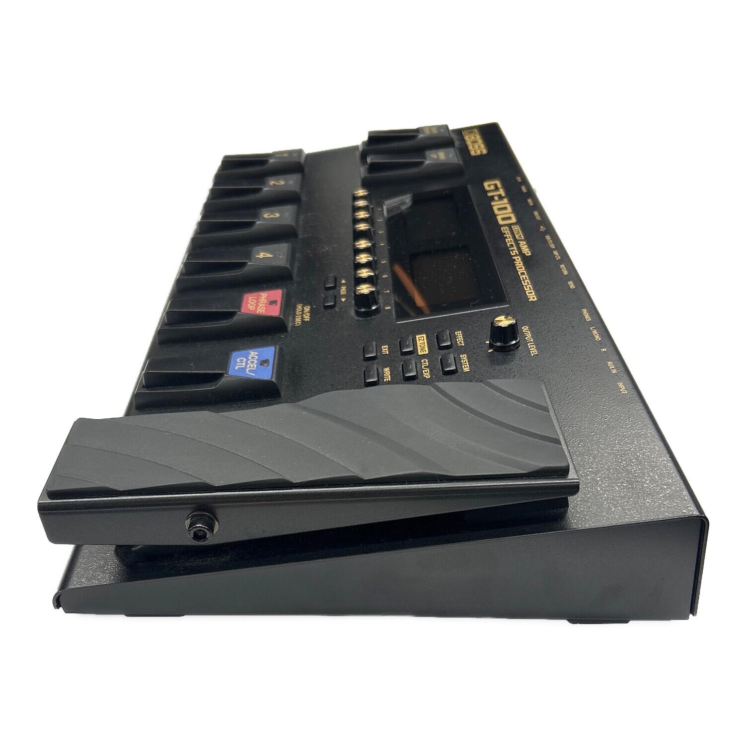 BOSS (ボス) マルチエフェクター GT-100 取説・アダプター付 AMP