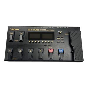 BOSS (ボス) マルチエフェクター GT-100 取説・アダプター付 AMP EFFECTS PROCESSOR