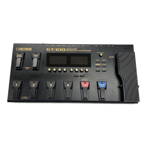 BOSS (ボス) マルチエフェクター GT-100 取説・アダプター付 AMP EFFECTS PROCESSOR