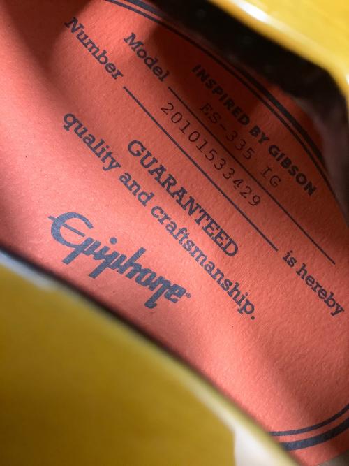Epiphone  By Gibson エレキギター Inspired by Gibson ES-335 IG 2022年製