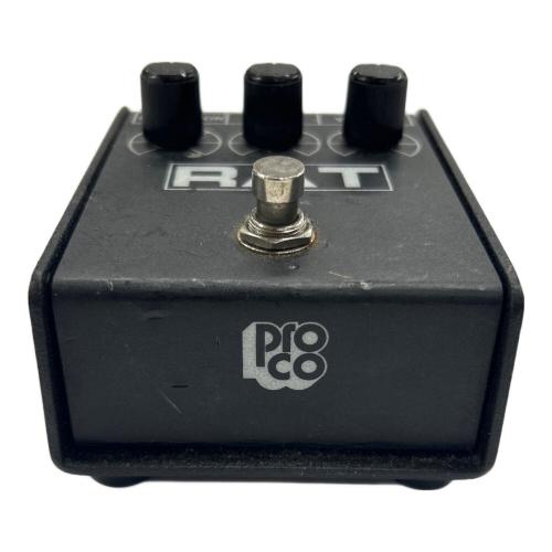 ProCo (プロコ) ディストーション RAT2 オペアンプ:OP07 スラント筐体 変換アダプター付