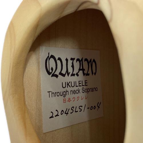 QUIAM(クワイアン) ソプラノウクレレ Throughneck Soprano さくら 日本製